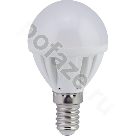 Лампа светодиодная LED шарообразная Ecola d45мм E14 4Вт 220-230В
