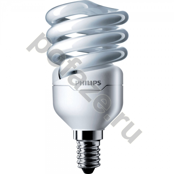 Лампа энергосберегающая спираль Philips d47.5мм E14 12Вт 220-240В