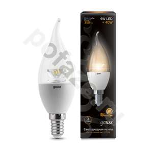 Лампа светодиодная LED свеча на ветру Gauss d38мм E14 4Вт 270гр. 175-265В