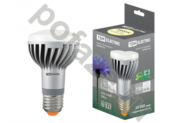 Лампа светодиодная LED с отражателем TDM ELECTRIC E27 9Вт 30-220В 3000К