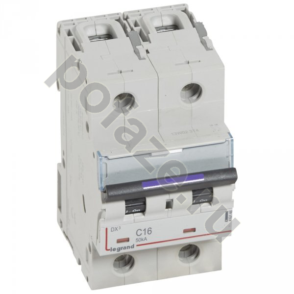 Автоматический выключатель Legrand DX3 2П 16А (C) 50кА