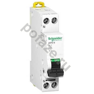 Автоматический выключатель Schneider Electric Acti 9 iDPN N 1П+Н 16А (C) 6кА