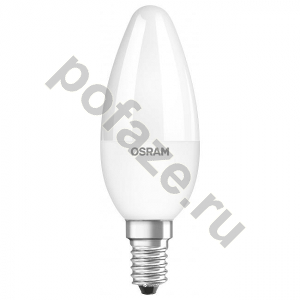 Лампа светодиодная LED свеча Osram E14 7Вт 220-230В 2700К