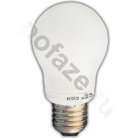 Лампа энергосберегающая шарообразная Ecola d55мм E27 9Вт 200-240В