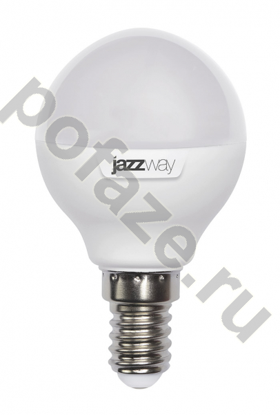 Лампа светодиодная LED шарообразная Jazzway d45мм E14 7Вт 230В 4000К