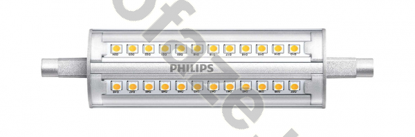 Лампа светодиодная LED линейная Philips R7s 14Вт 220-230В 4000К