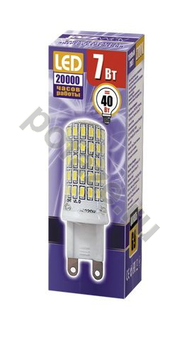 Лампа светодиодная LED капсульная Jazzway d16мм G9 7Вт 360гр. 175-240В 2700К