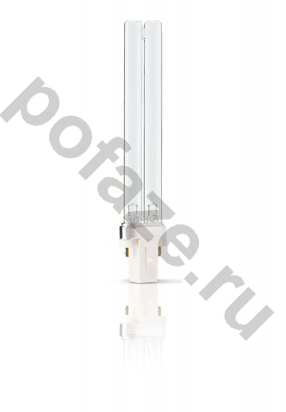 Лампа ультрафиолетовая УФ прямолинейная Philips d28мм G23 9Вт
