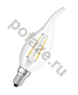Лампа светодиодная LED свеча на ветру Osram d35мм E14 4Вт 300гр. 220-240В