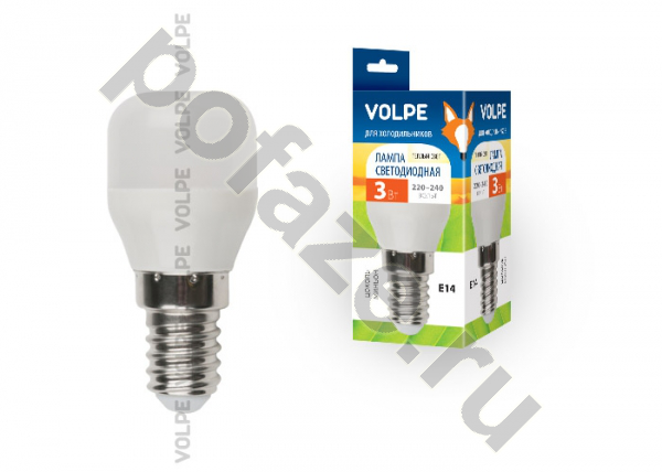Лампа светодиодная LED капсульная Volpe d27мм E14 3Вт 250гр. 220-230В