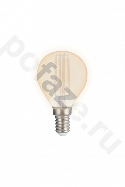 Лампа светодиодная LED шарообразная Jazzway d45мм E14 6Вт 230В 3000К