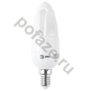 Лампа энергосберегающая свеча ЭРА d37мм E14 9Вт 220-230В 2700К