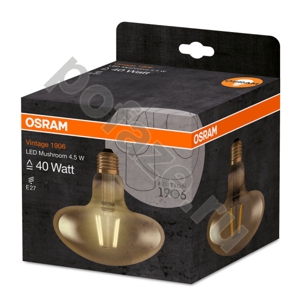 Лампа светодиодная LED грибовидная Osram E27 4.5Вт 220-230В 2500К