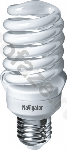 Лампа энергосберегающая спираль Navigator d50мм E27 20Вт 220-240В 4000К