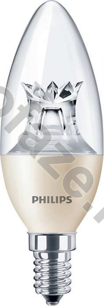 Лампа светодиодная LED свеча Philips d38мм E14 6Вт 220-240В 4000К