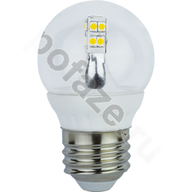 Лампа светодиодная LED шарообразная Ecola d45мм E27 4Вт 320гр. 220-230В 2700К