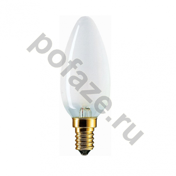 Лампа накаливания свеча Philips d35мм E14 15Вт 220-230В