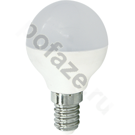 Лампа светодиодная LED шарообразная Ecola d45мм E14 8Вт 210гр. 220-230В 2700К