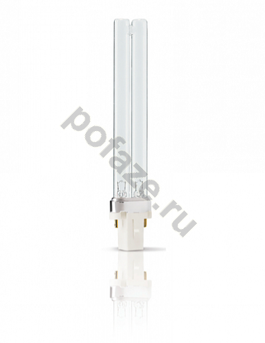 Лампа ультрафиолетовая УФ прямолинейная Philips G23 5Вт