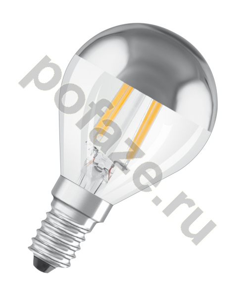 Лампа светодиодная LED шарообразная Osram d45мм E14 4Вт 220-240В 2700К