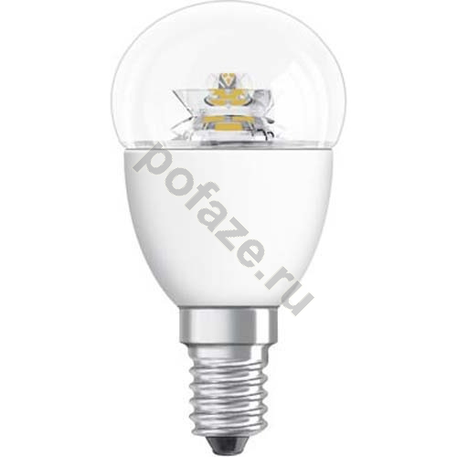 Лампа светодиодная LED каплевидная Osram d45мм E14 3.8Вт 220-240В