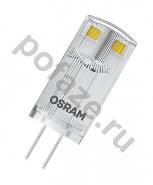 Лампа светодиодная LED капсульная Osram d12мм G4 0.9Вт 12В 2700К