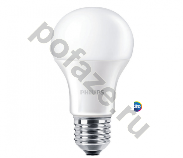 Лампа светодиодная LED грушевидная Philips E27 8Вт 220-230В 3000К