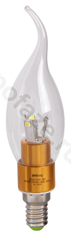 Лампа светодиодная LED свеча на ветру Jazzway d35мм E14 3Вт 220-230В
