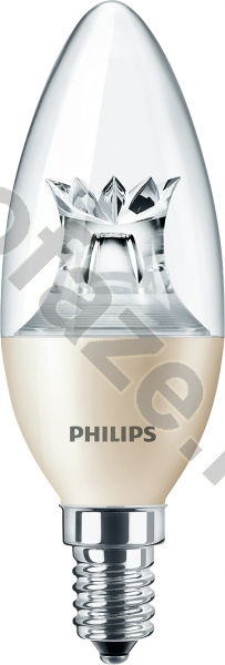 Лампа светодиодная LED свеча Philips d38мм E14 4Вт 220-240В 2200-2700К
