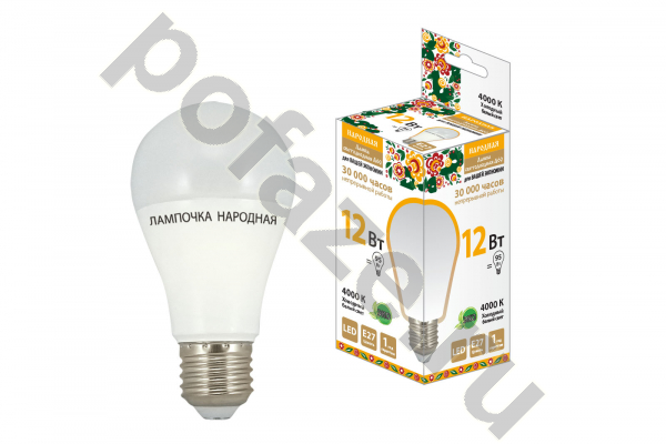 TDM ELECTRIC d60мм E27 12Вт 270гр. 30-220В 4000К