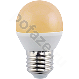 Лампа светодиодная LED шарообразная Ecola d45мм E27 8Вт 200гр. 220-230В 2700К