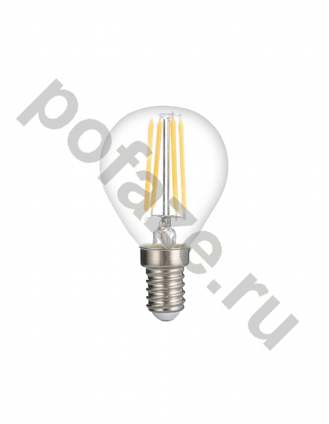 Лампа светодиодная LED шарообразная Jazzway d45мм E14 8Вт 230В 4000К