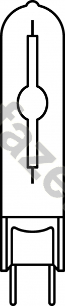 Лампа металлогалогенная трубчатая одноцокольная Osram d15мм G8.5 70Вт 96В 2910К