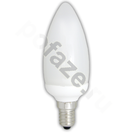 Лампа энергосберегающая свеча Ecola d38мм E14 11Вт 200-240В
