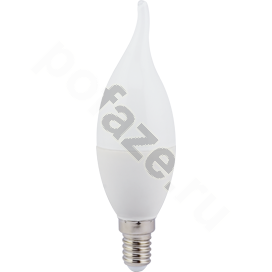 Лампа светодиодная LED свеча на ветру Ecola d37мм E14 7Вт 210гр. 220-230В 4000К