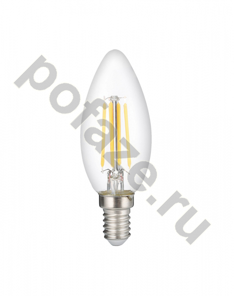 Лампа светодиодная LED свеча Jazzway d35мм E14 6Вт 230В 3000К