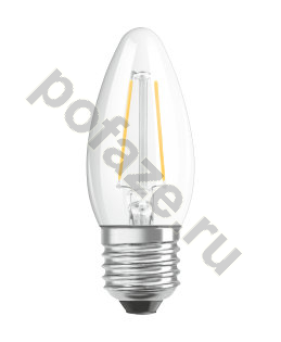 Лампа светодиодная LED свеча Osram d35мм E27 4Вт 300гр. 220-230В 2700К