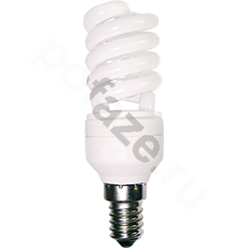 Лампа энергосберегающая спираль Ecola d32мм E14 11Вт 200-240В