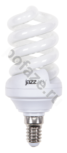 Лампа энергосберегающая спираль Jazzway d48мм E14 15Вт 220-240В