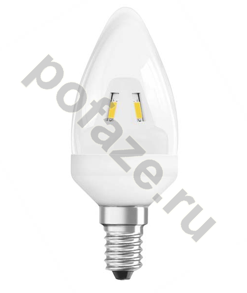 Лампа светодиодная LED свеча Osram d35мм E14 2Вт 220-240В