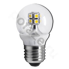 Лампа светодиодная LED шарообразная Ecola d45мм E27 4Вт 220-230В