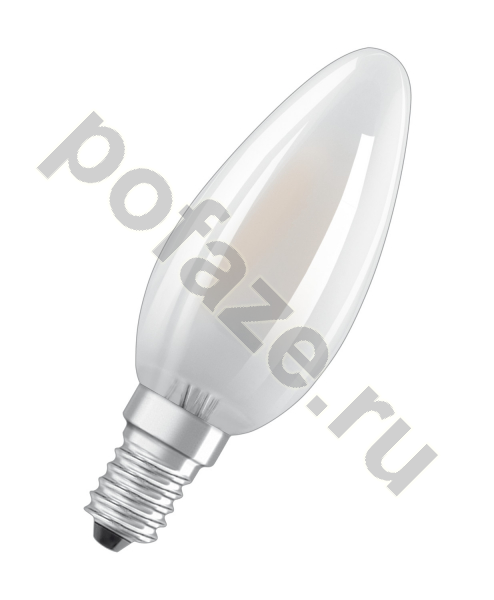 Лампа светодиодная LED свеча Osram d35мм E14 4Вт 220-240В 2700К