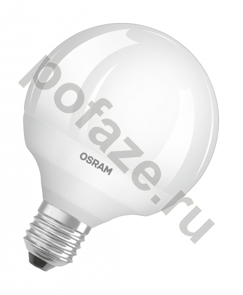 Лампа светодиодная LED шарообразная Osram d95мм E27 12Вт 230гр. 220-240В 2700К