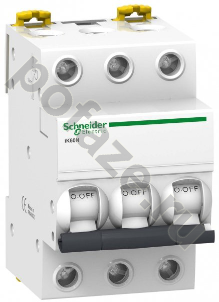 Автоматический выключатель Schneider Electric Acti 9 iK60 3П 50А (C) 6кА