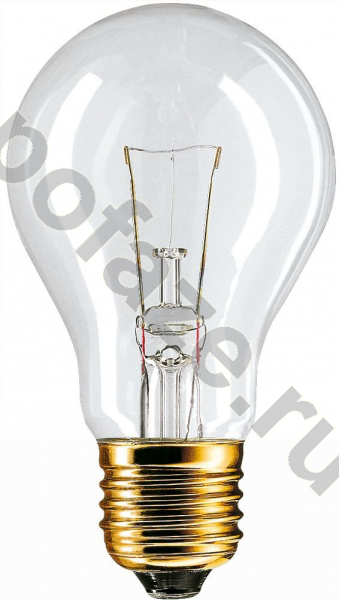 Лампа накаливания грушевидная Philips d60мм E27 40Вт 24В