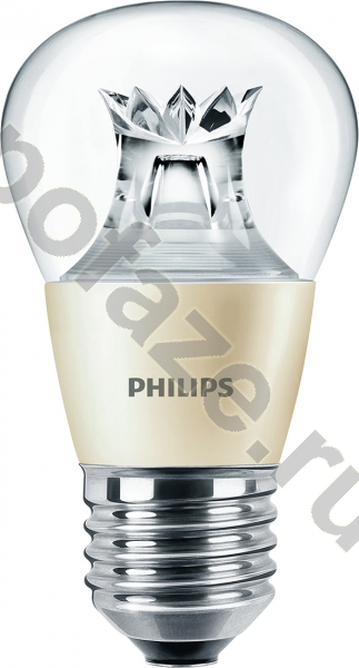 Лампа светодиодная LED грушевидная Philips d48мм E27 4Вт 220-240В 2200-2700К