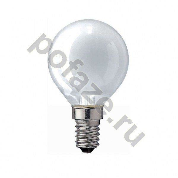 Лампа накаливания шарообразная Philips d45мм E14 40Вт 220-230В