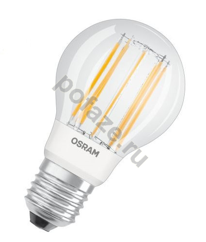 Лампа светодиодная LED грушевидная Osram d70мм E27 12Вт 220-240В 2700К