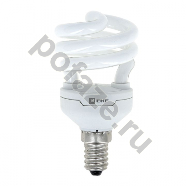 Лампа энергосберегающая спираль EKF 11Вт 230В