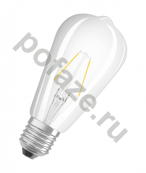 Лампа светодиодная LED грушевидная Osram d64мм E27 2.5Вт 220-240В 2700К